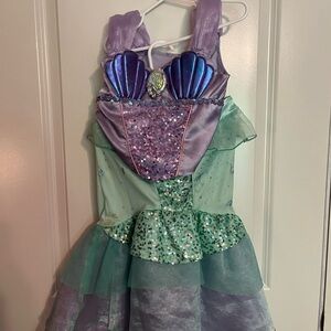 Disneys Little Mermaid Princess Kids Costume - Purple and Green